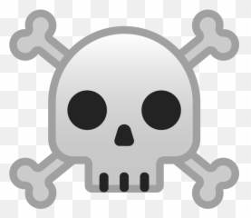 Skull And Crossbones Emoji Meaning - Calavera png