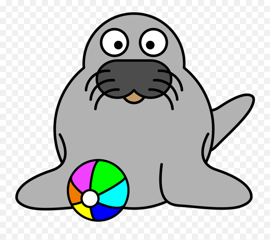 Circus Clipart Sea Lion Picture 360938 - Seal Zoo Clipart Png,Sea Lion Png