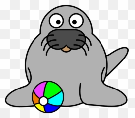 Circus Clipart Sea Lion Picture 360938 - Seal Zoo Clipart Png,Sea Lion Png