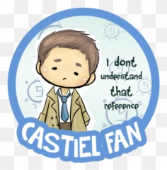Pitymauart Castiel Supernatural Fandom Art - Cute Fan png
