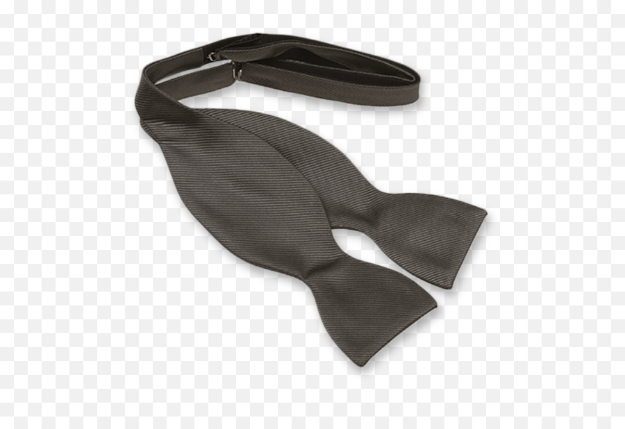 Anthracite Self - Tie Bow Tie Silk Solid Png,Bow Tie Transparent