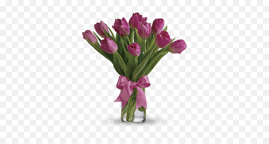 Find The Flower Symbol For Your Astrology Sign Teleflora - Precious Pink Tulips Png,Transparent Flower Emoji