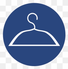 Hanger Icon Blue Png Image With No - Vector Free Wardrobe