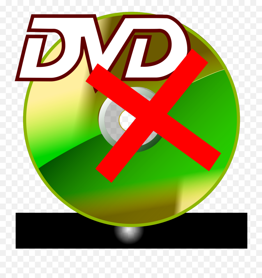 Svg Vector Dvd With X Clip Art - Dvd Png,Dvd Icon Clipart