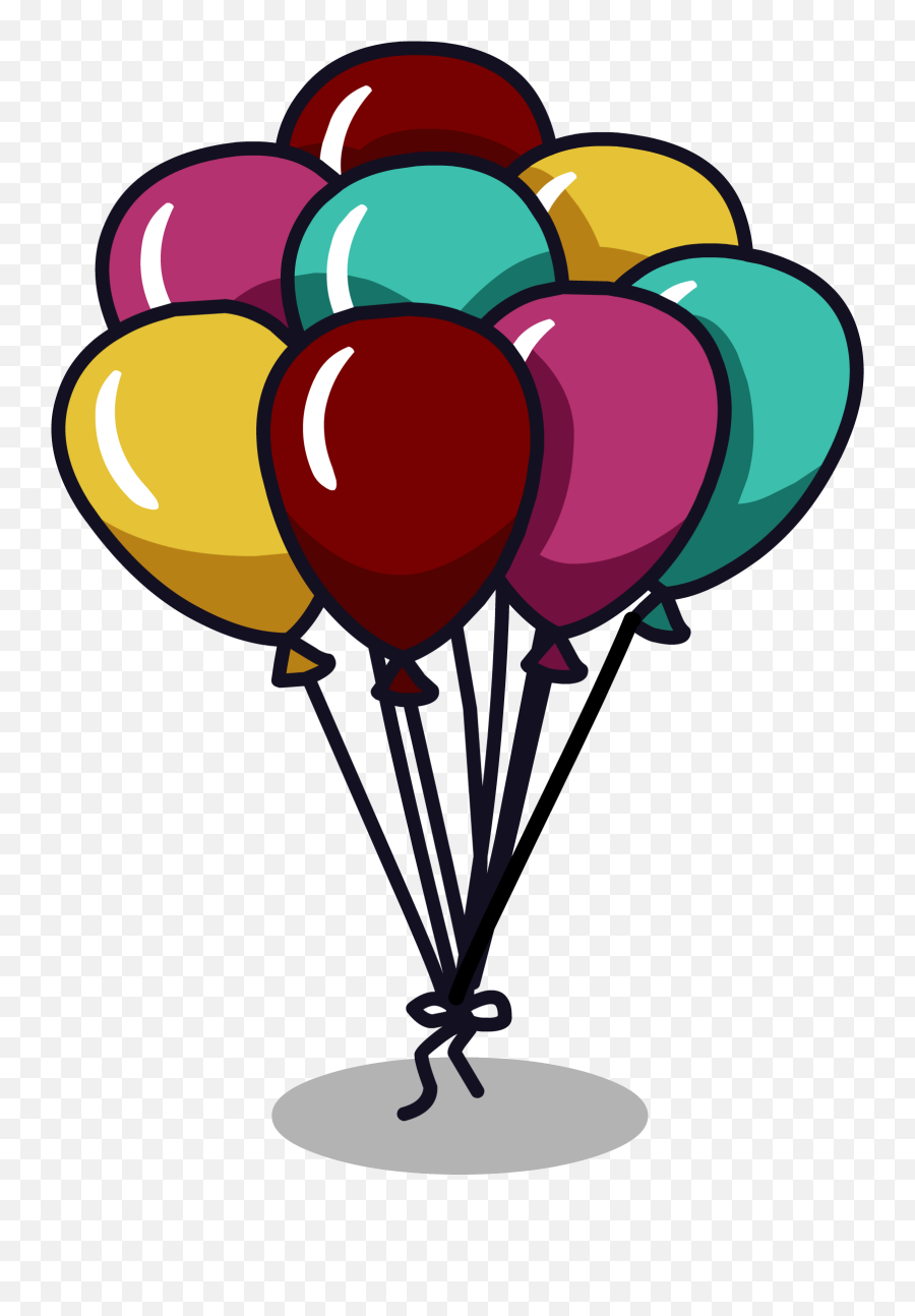 Download Hd Real Balloons Png - Bunch Of 8 Balloons Bunch Of 8 Balloons,Balloons Transparent