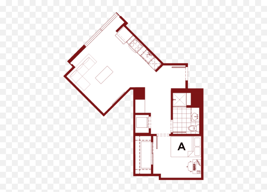 Usc Off Campus Housing Floor Plans - Vertical Png,Icon Apartments Usc