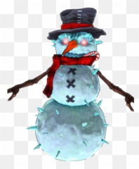Mega Snowman - Evil Transparent Background png
