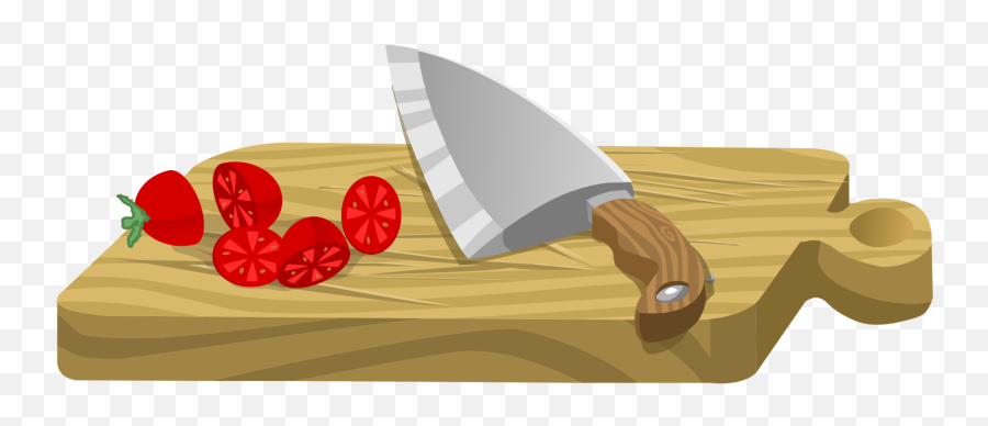 Cleaver Tableware Knife Png Clipart - Chopping Board And Knife Png,Cartoon Knife Png
