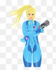 Zero Suit Samus By Itslevvi - Cartoon Png,Samus Png