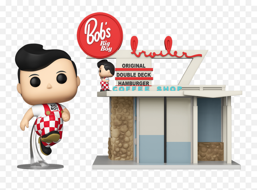 Funko Pop Towns Ad Icons Bobu0027s Big Boy Restaurant With Vinyl Figure - Big Boy Png,Figure Icon
