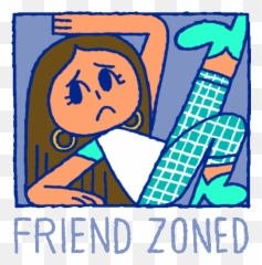 Sad Lola Trapped In Friend Zone Gif - Language png