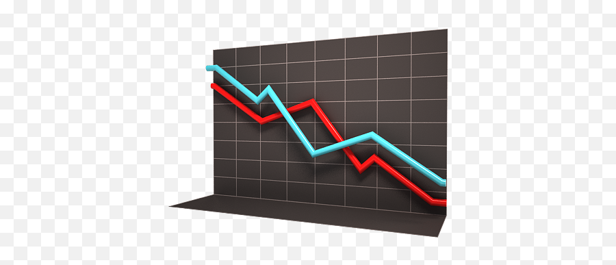 Going Down Two Bars Chart Graph Free Icon - Iconiconscom Chart Going Down Png,Bar Chart Icon Png