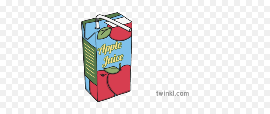 Apple Juice 1 Illustration - Twinkl Cartoon Png,Juice Box Png