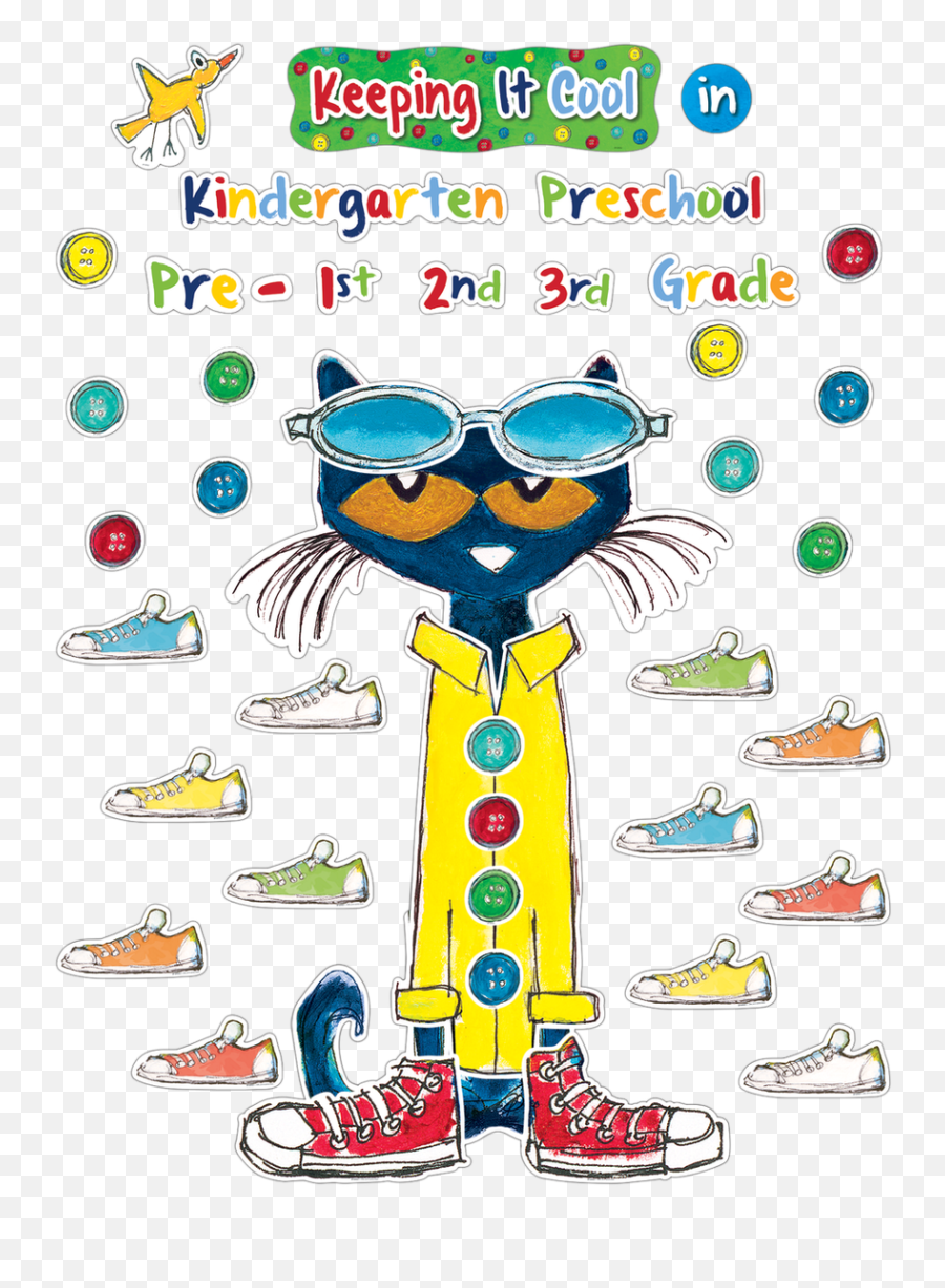 Keeping It Cool In - Pete The Cat Clipart Buttons Png,Pete The Cat Png