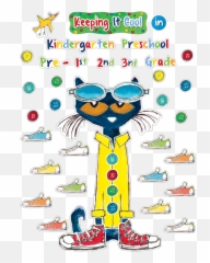Keeping It Cool In - Pete The Cat Clipart Buttons Png,Pete The Cat Png