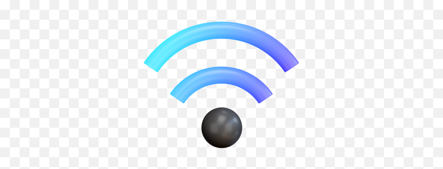 Premium Wifi 3d Illustration Download In Png Obj Or Blend - Dot,Wireless Network Icon