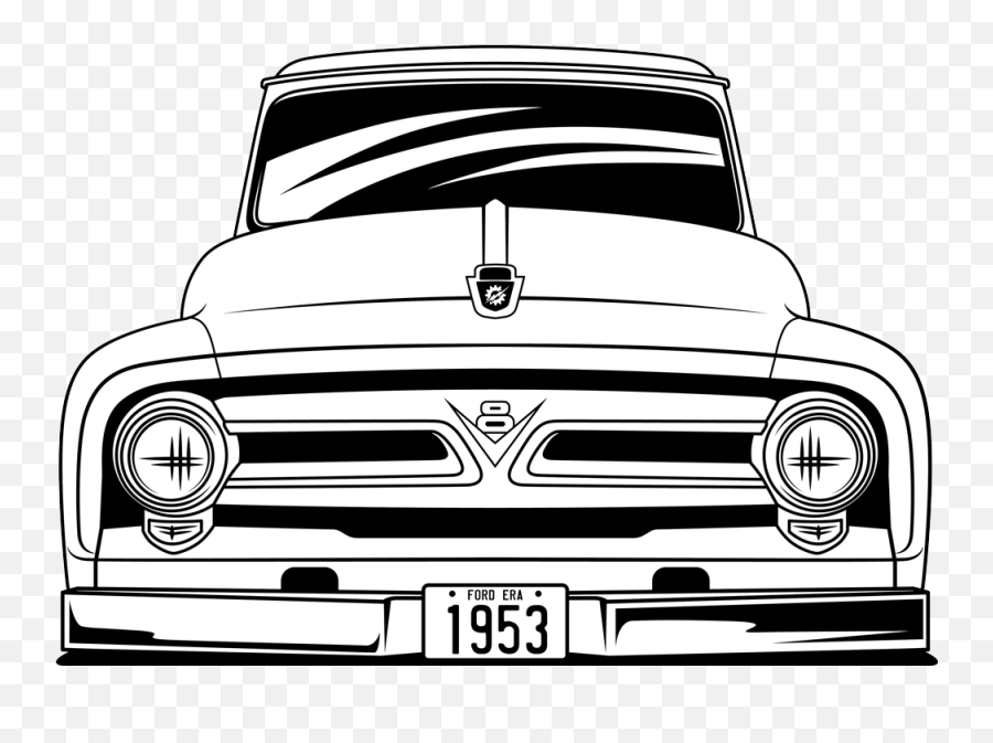 Complete History Of The Ford F - Series Pickup Street Trucks 1956 Ford F100 Clipart Png,F&p Icon Auto Cpap