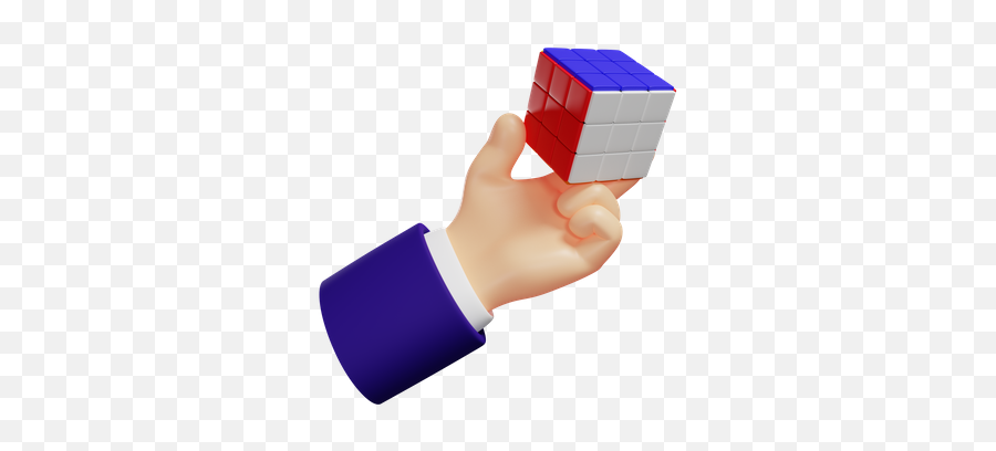 Premium Rubiks Cube 3d Illustration Download In Png Obj Or - Cube,Rubik Cube Icon