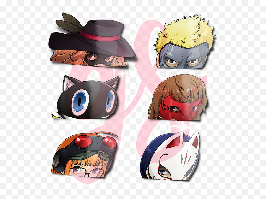 Persona 5 Round 2 U2013 Glittersatan - Fictional Character Png,Persona 5 Icon Pack