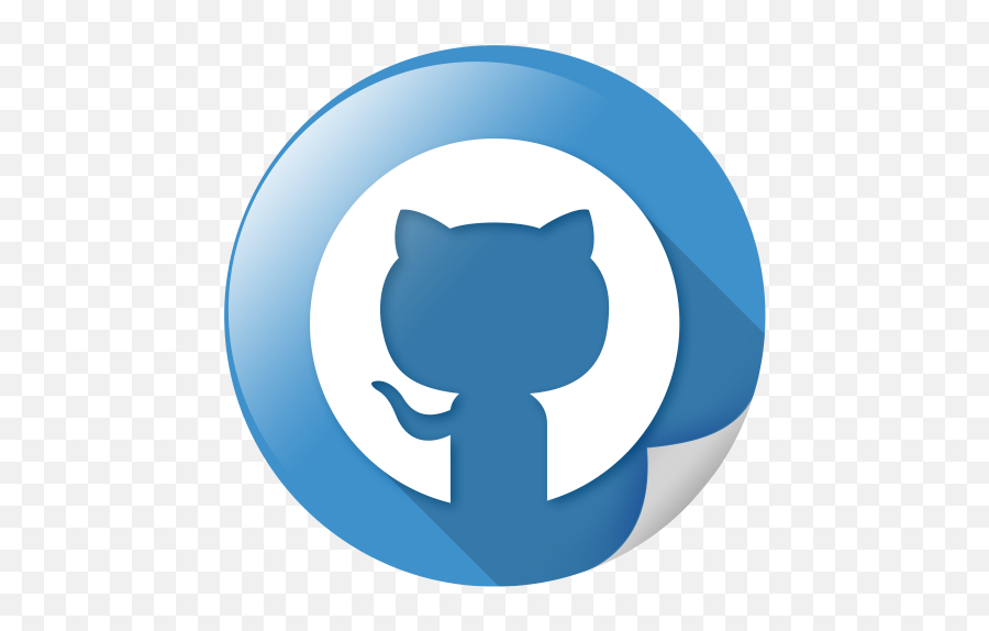 Github Logo Network Social Icon - Blue Github Icon Png,Git Hub Logo