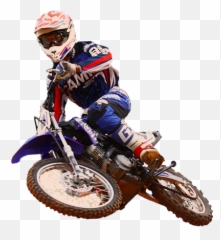 Download Hd Bicyle Guy Mountain - Motocross Png Hd,Motocross Png