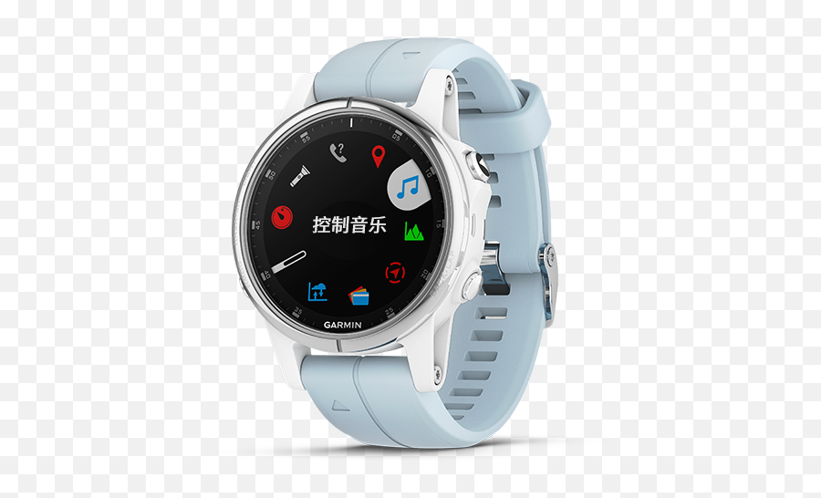 Fenix 5s Plus Silver With Sea Foam Silicone Bandchinese - Fenix 5s Plus Seafoam Png,Fenix Png
