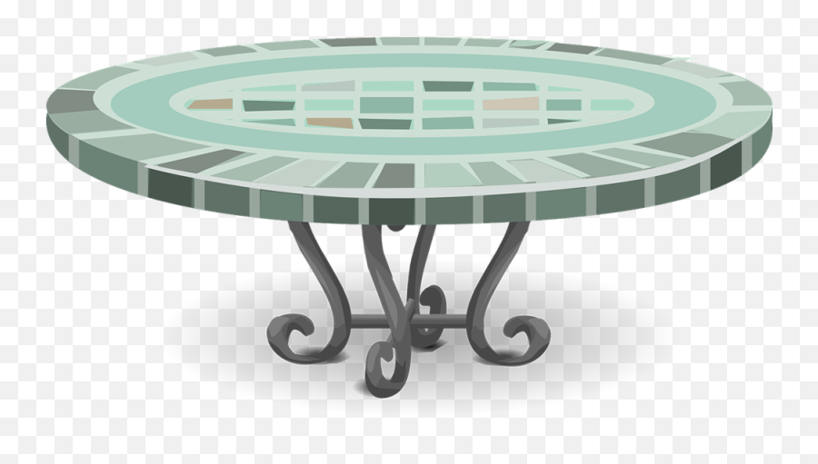 Download Cliparts Coffee Table - Patio Table Clipart Png Garden Table Transparent Background,Table Clipart Png