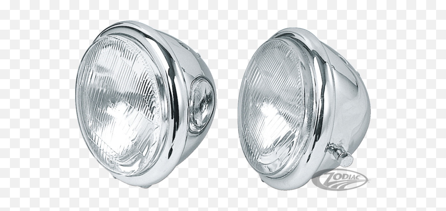 5 12 Chrome Bates Style Headlights - Zodiac Headlamp Png,Headlights Png 5 12 Chrome Bates Style Headlights - Zodiac Headlamp Png,Headlights Png