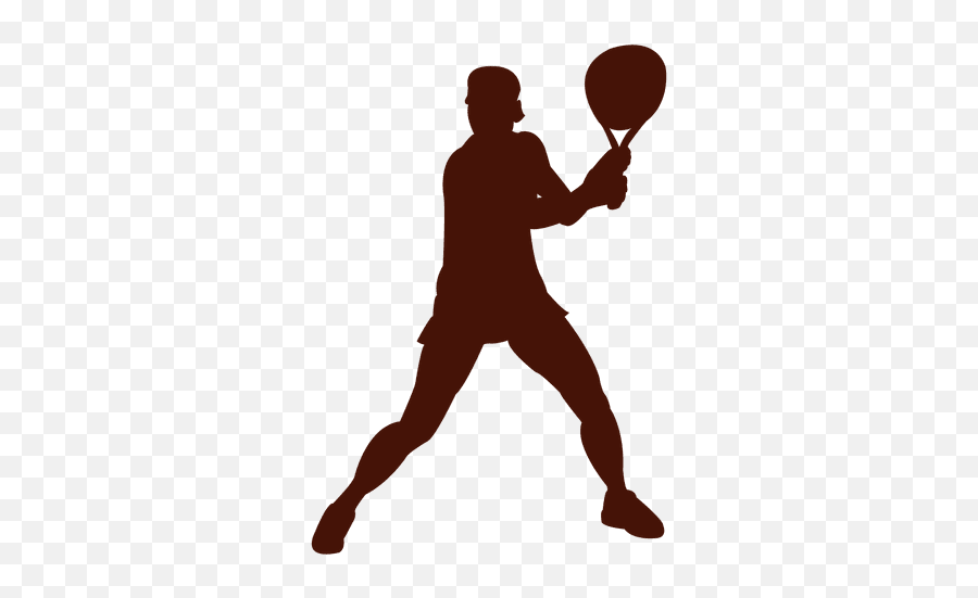 Transparent Png Svg Vector File - Transparent Tennis Player Silhouette,Playing Png