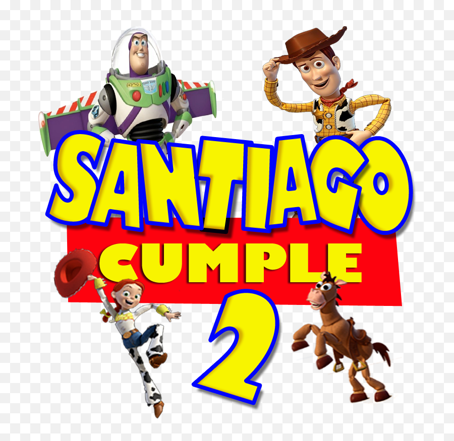 Toy Story Personalizado Png 4 Image - Letras Toy Story Santiago,Toy Story 4 Logo Png