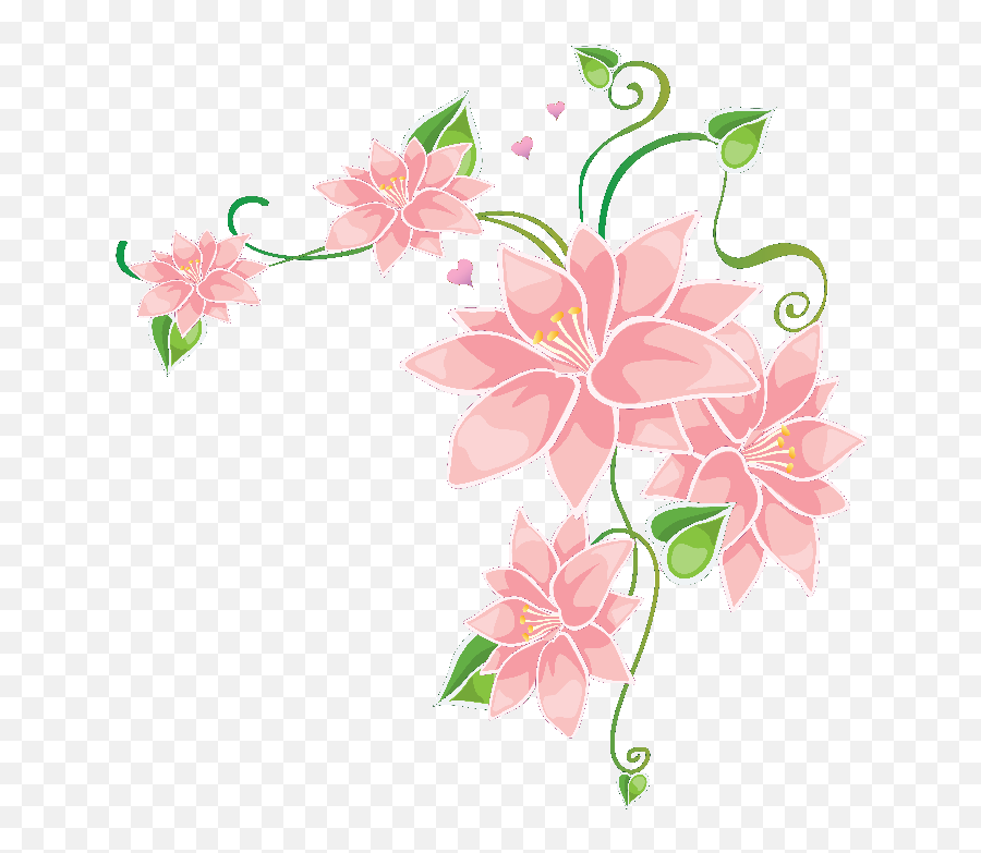 Flores Ilustraciones En Png Para Artesanía Y Diseños Primavera - Flowers  And Butterflies Drawing With Colour,Flores Png - free transparent png  images 