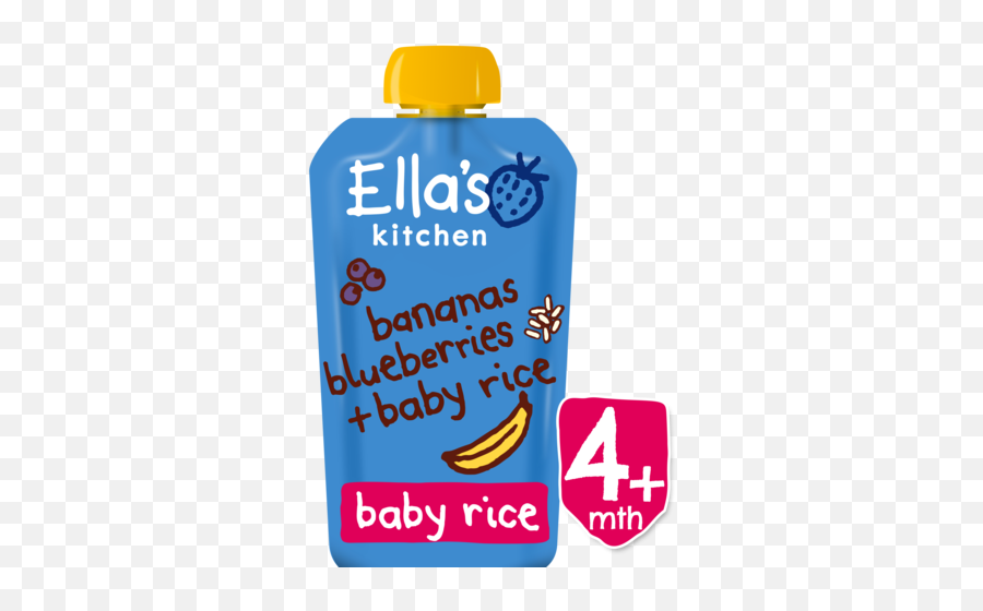 Organic Banana Blueberry U0026 Baby Rice - Kitchen Bananas Blueberry And Baby Rice Png,Blueberries Png