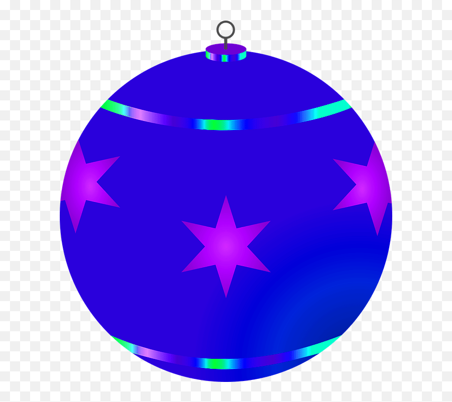 Blue Christmas Tree Bauble No Background Image Free Png Images - Christmas Bauble Clipart Transparent Background,Christmas Tree Transparent Background