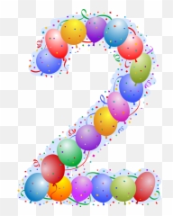 2 Number Png Clipart - Transparent Background Number 2 Png,Png Clip Art