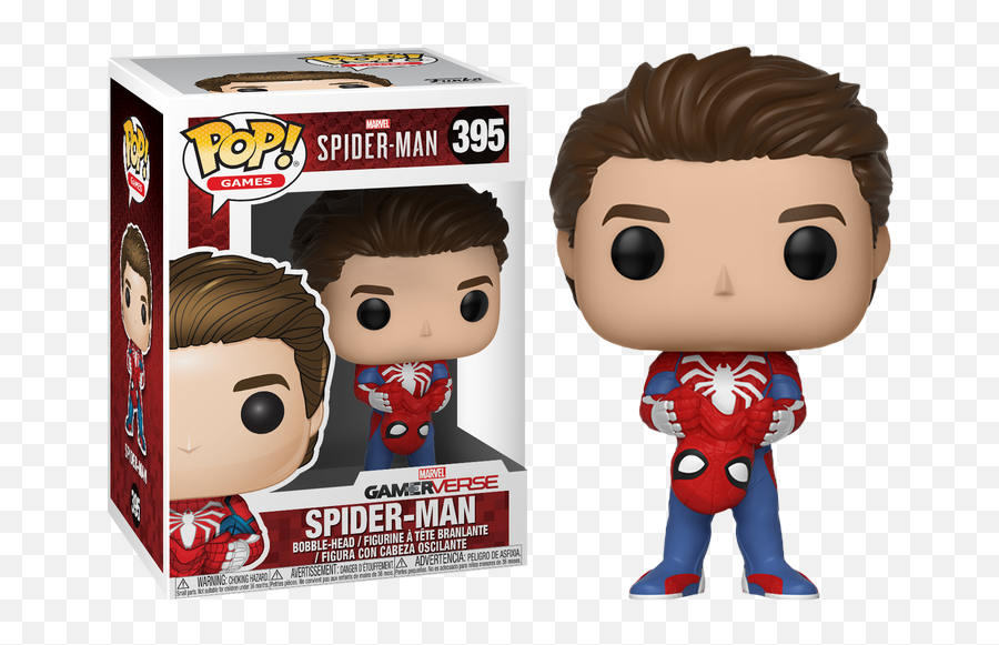 Marvelu2019s Spider - Man 2018 Unmasked Spiderman U2013 Funko Pop Vinyl Figure Figurine Pop Spider Man Png,Spiderman Ps4 Png
