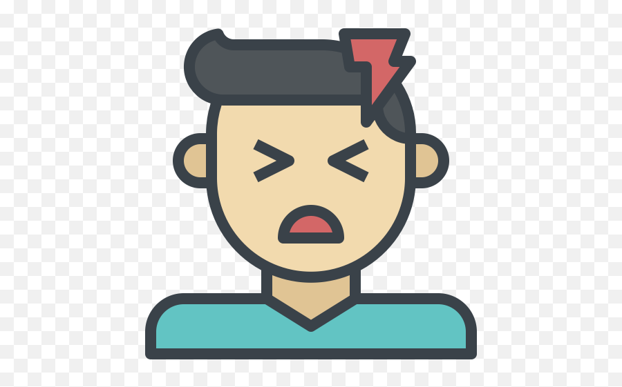 Headache Migraine Pain Severe Shock - Machine Learning Free Icon Png,Headache Png