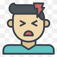 Headache Migraine Pain Severe Shock - Machine Learning Free Icon png