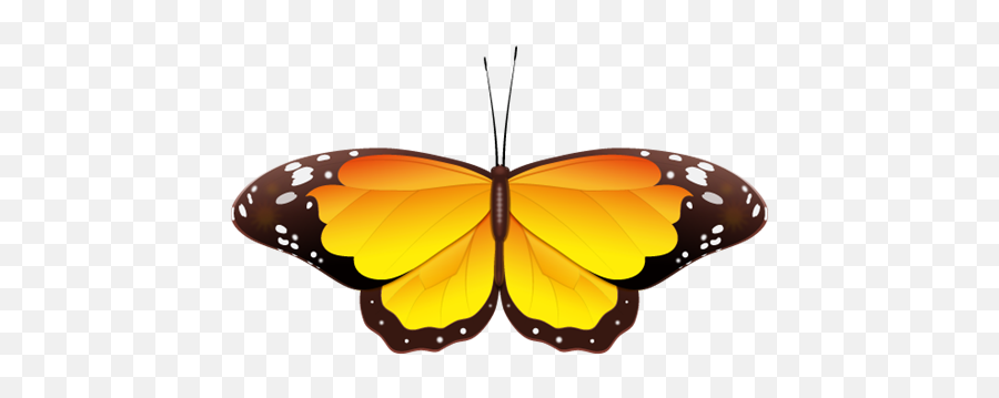 Free Yellow Butterfly Png Download - Yellow Cartoon Realistic Butterfly,Yellow Butterfly Png