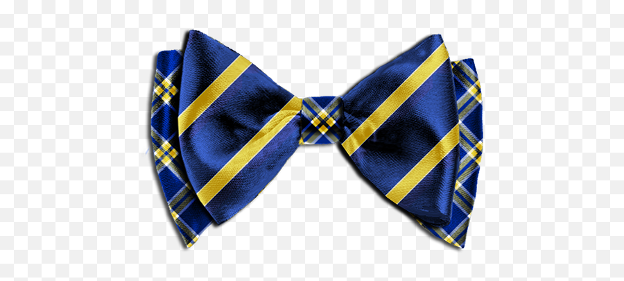 Striped Bow Tie Png Transparent Tiepng Images - Majorelle Blue,Gold Bow Png