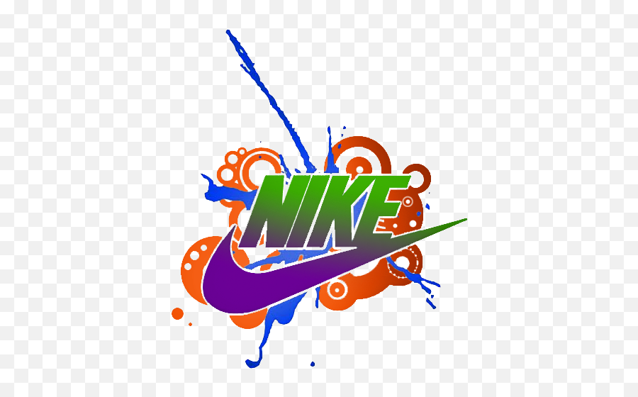 Nike Logo - Cool Nike Logos Png,Orange Nike Logo