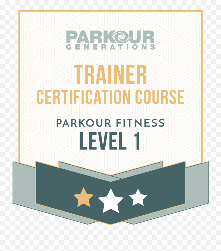 Parkour Fitness Level 1 Trainer Award - Certification Parkour Png,Parkour Png