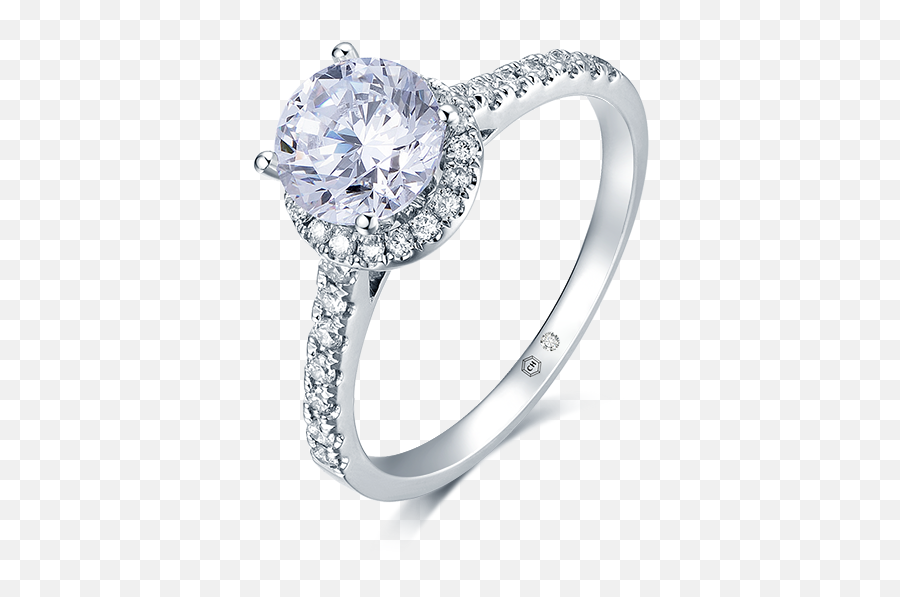 Vintage Engagement Ring Setting - Vintage Diamond Ring Png,Halo Ring Png