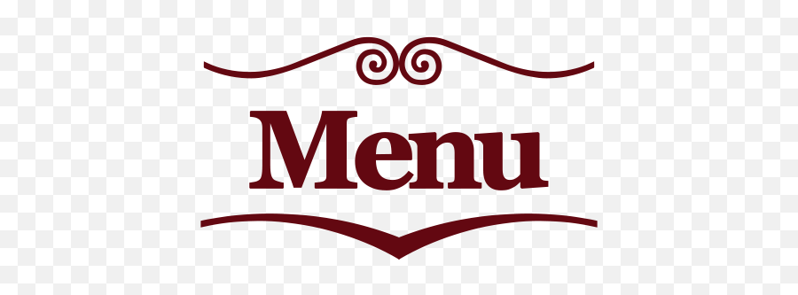 Menu Text - Restaurant Menu Logo Png,Menu Png