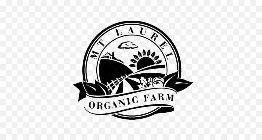 Organic Farm Logo Design - Label Png,Farm Logos