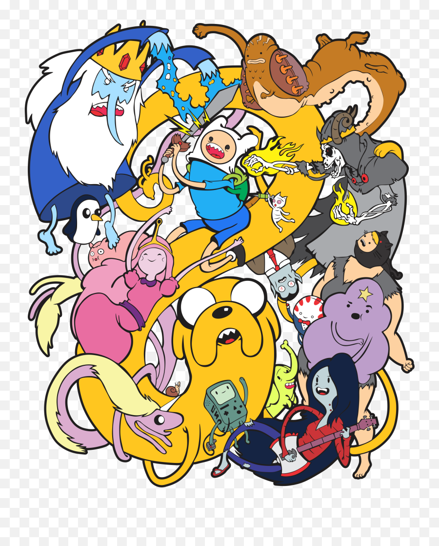Illustrator - Adventure Time Show Poster Png,Time Png