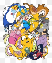 Illustrator - Adventure Time Show Poster png