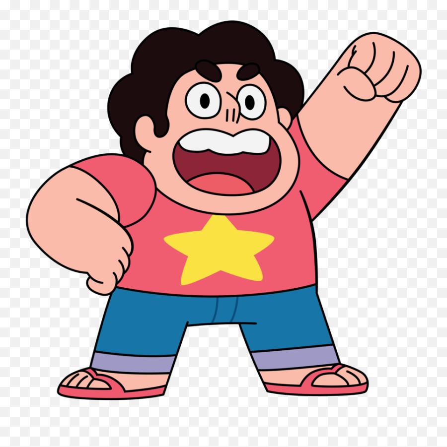Steven Universe One Fist In The Air Png - Steven Universe Clipart,Steven Universe Png