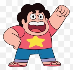 Steven Universe One Fist In The Air Png - Steven Universe Clipart,Steven Universe Png
