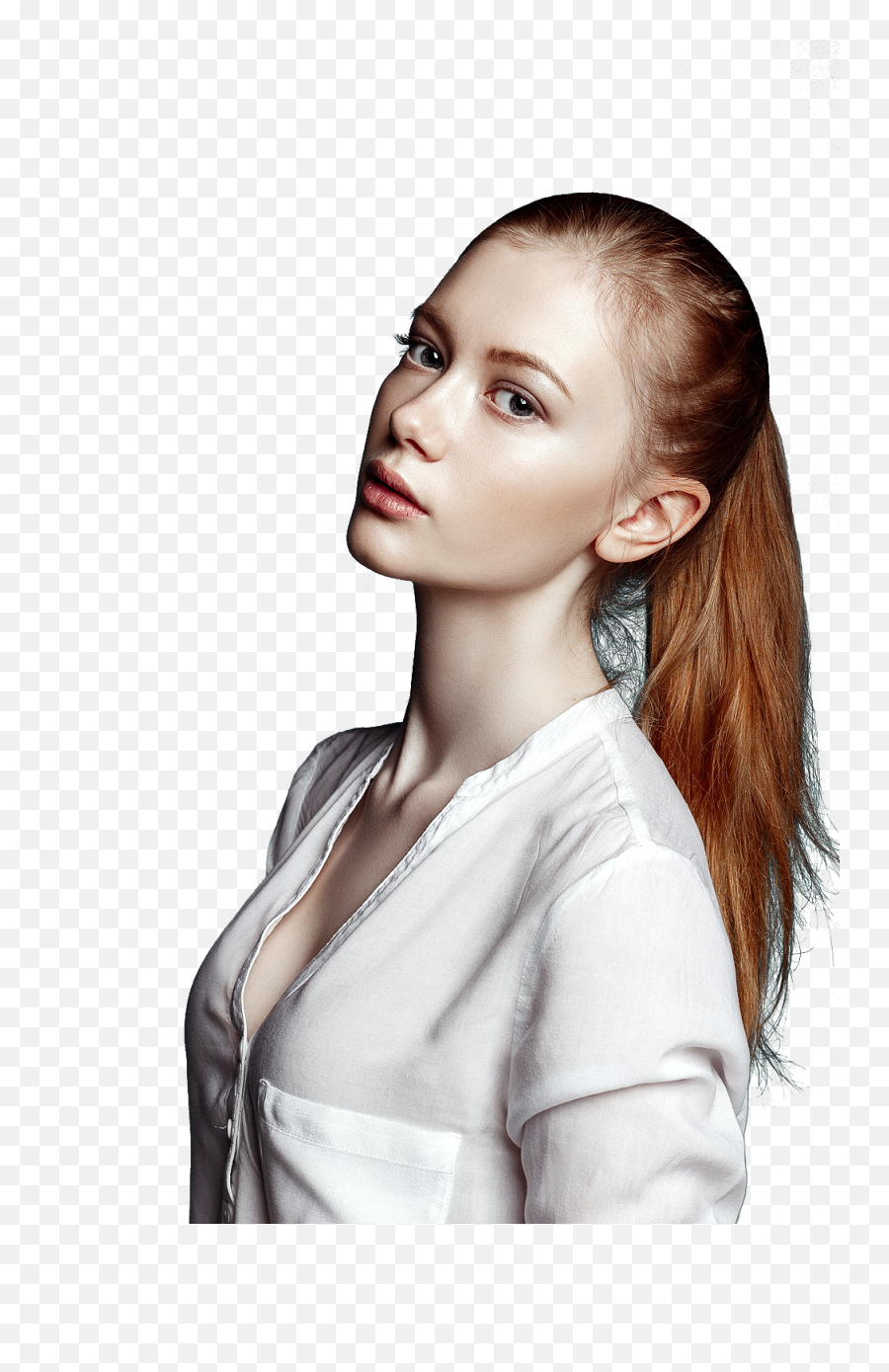 Download Red Haired Girl Png Image For Free - Professional Hairstyles For Long  Hair,Girl Transparent - free transparent png images 