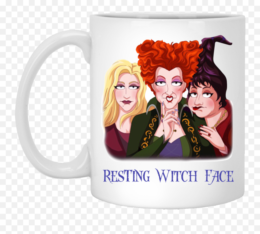 Sanderson Sisters Resting Witch Face Hocus Pocus Mug - Sanderson Sisters Resting Witch Face Png,Hocus Pocus Png
